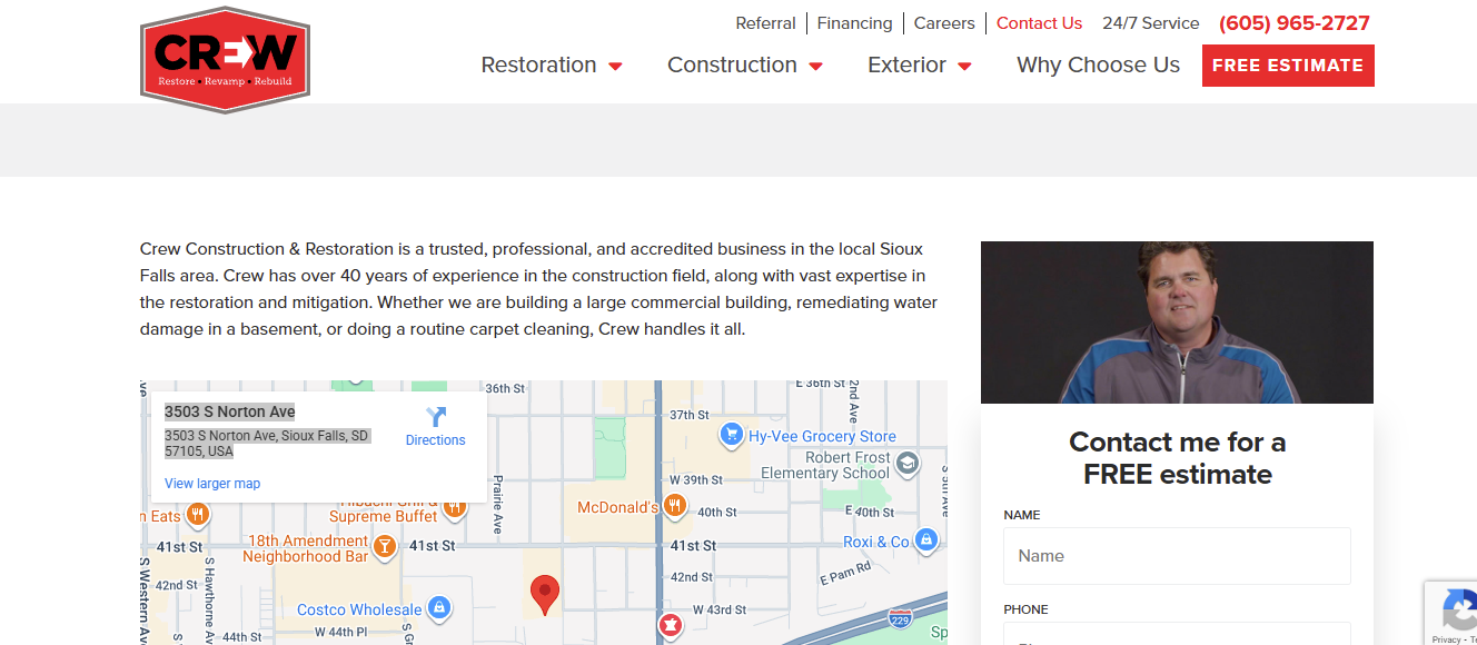 Water Damage Restoration Sioux Falls | Crew Emergency Services